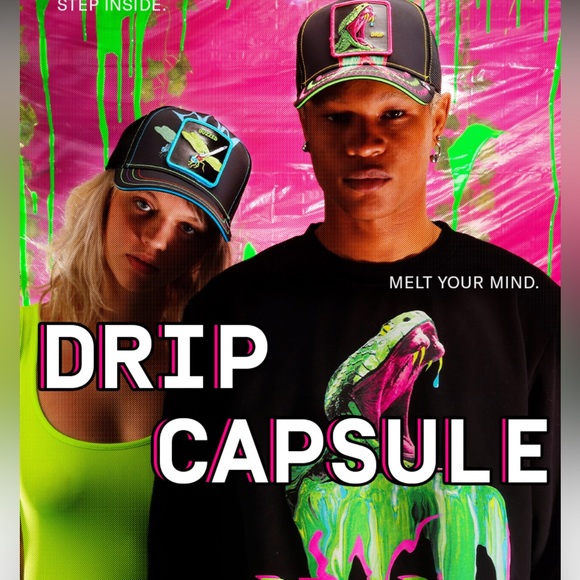 🎱SOLD OUT🎱 Limited Edition Goorin Brothers VIPER Trucker Hat (Drip Capsule) - Picture 6 of 10